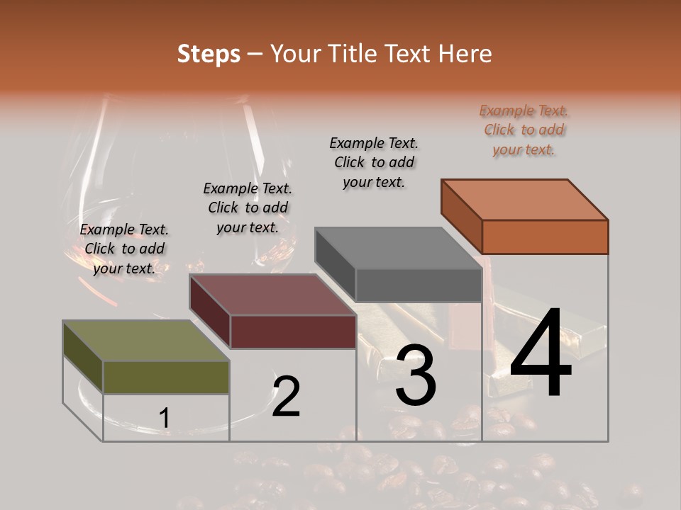 Chocolate Black Background PowerPoint Template