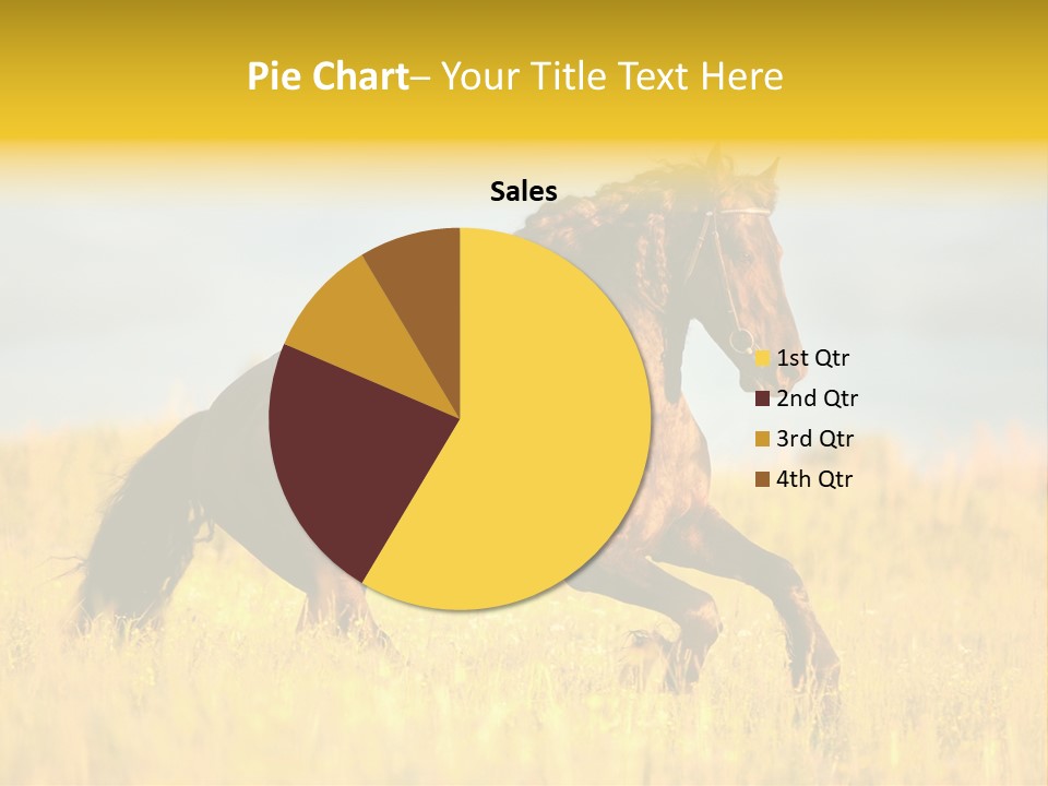Beautiful Horse PowerPoint Template