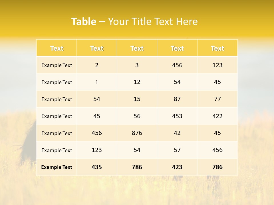 Beautiful Horse PowerPoint Template