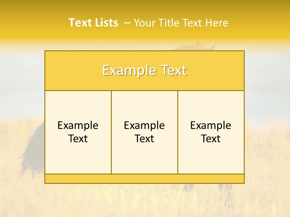 Beautiful Horse PowerPoint Template