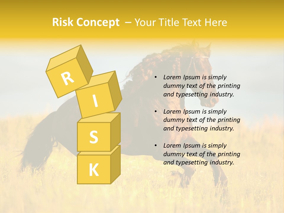 Beautiful Horse PowerPoint Template