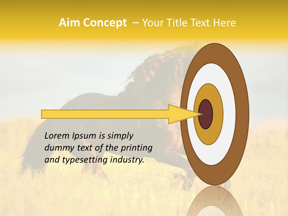 Beautiful Horse PowerPoint Template