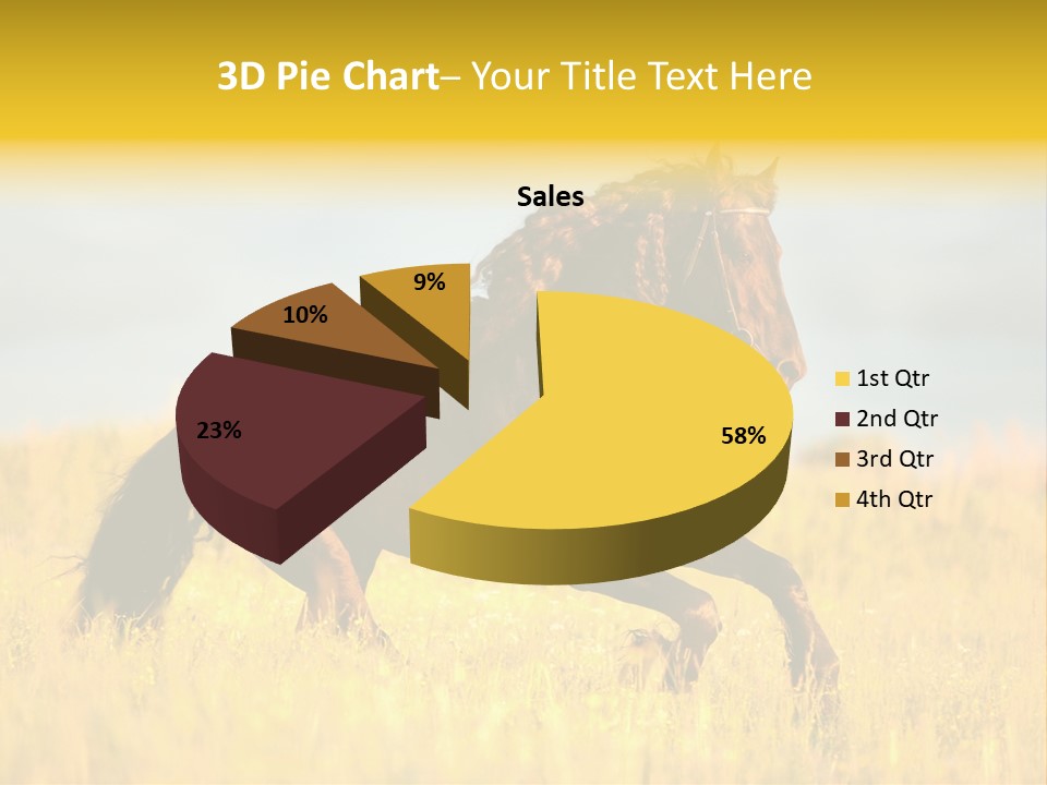 Beautiful Horse PowerPoint Template