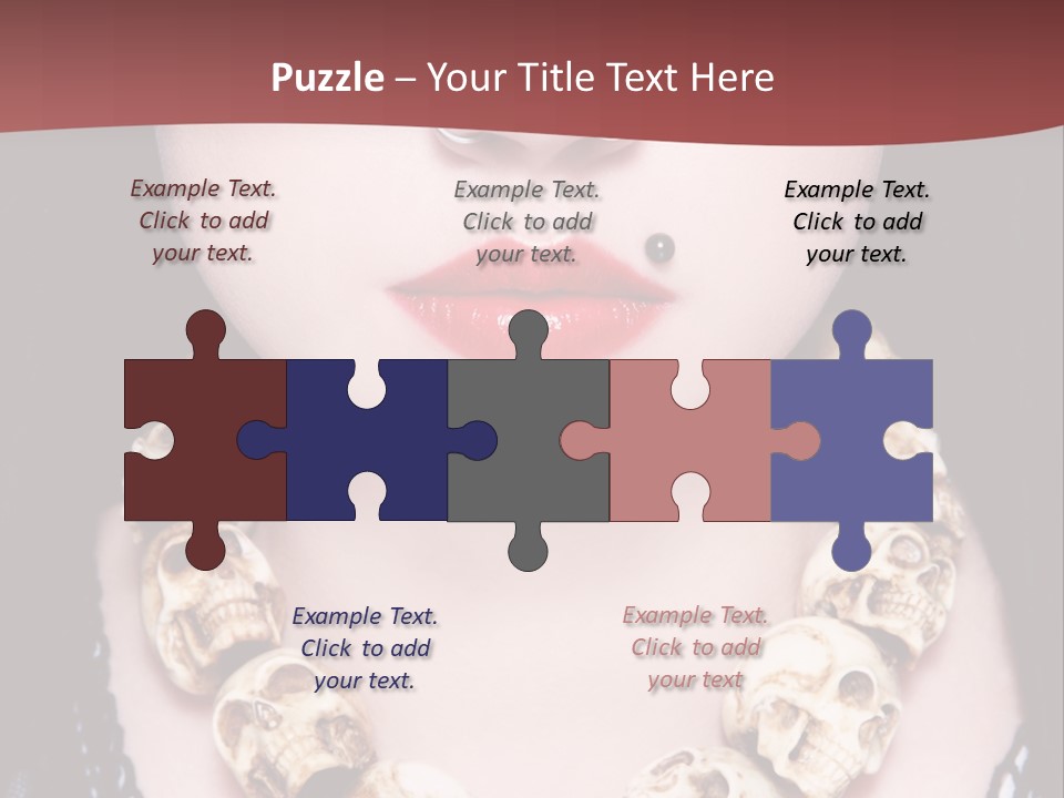 Necklace Piercing PowerPoint Template