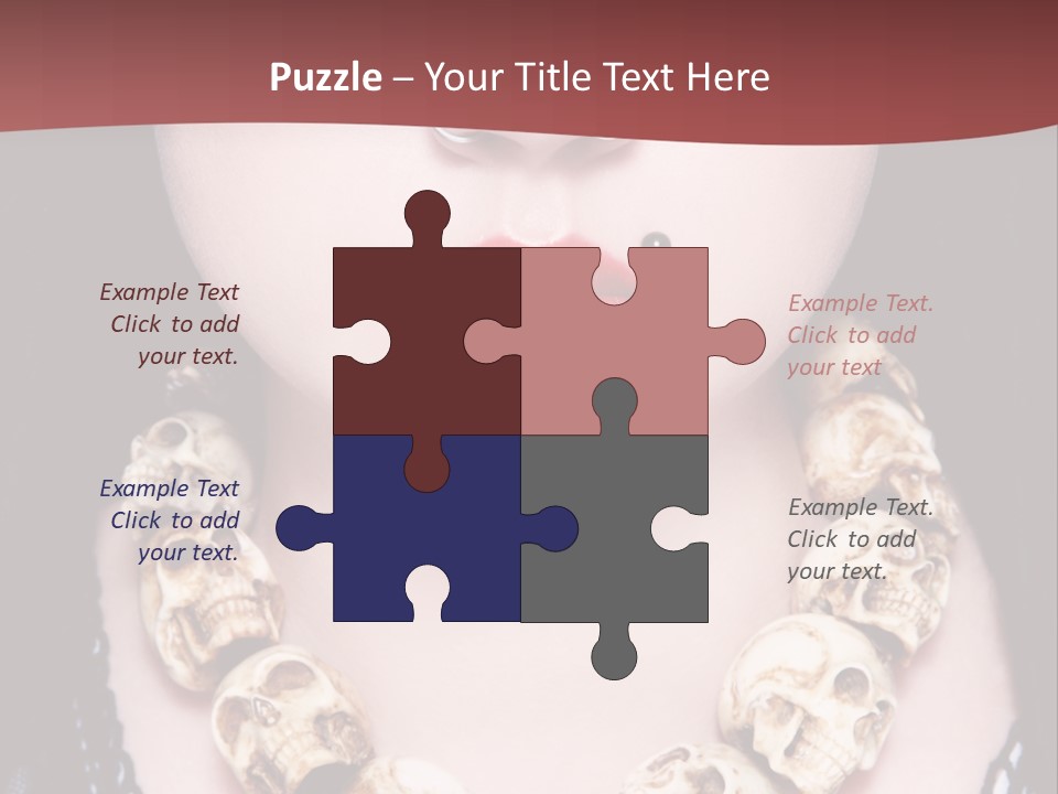 Necklace Piercing PowerPoint Template