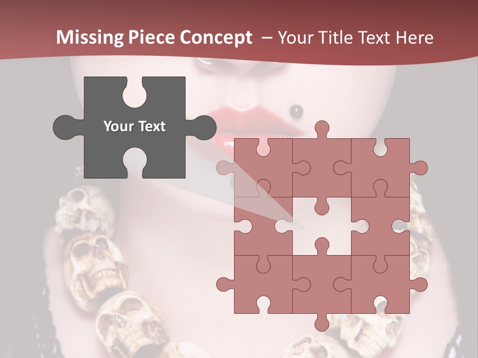 Necklace Piercing PowerPoint Template