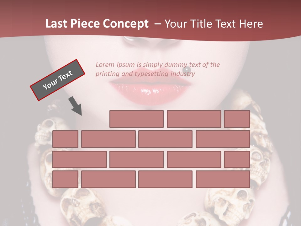 Necklace Piercing PowerPoint Template