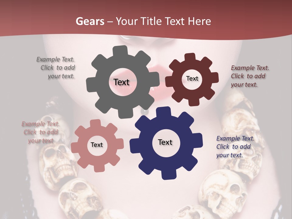 Necklace Piercing PowerPoint Template