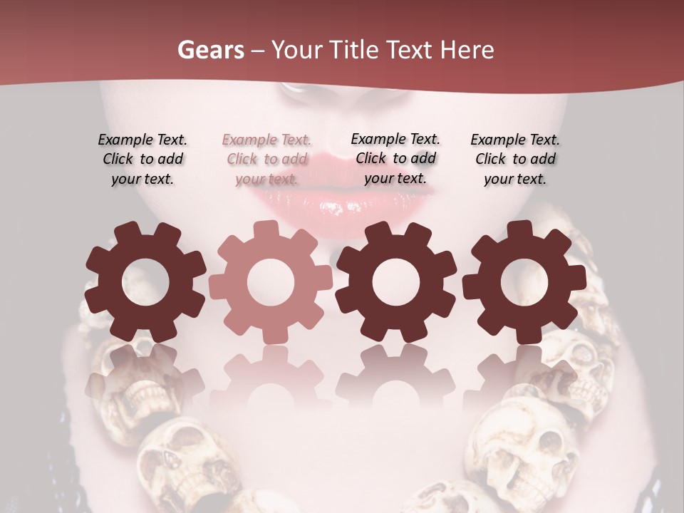 Necklace Piercing PowerPoint Template