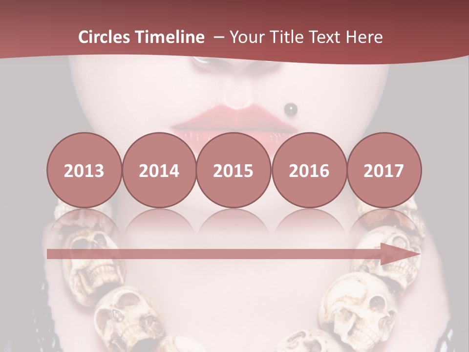 Necklace Piercing PowerPoint Template