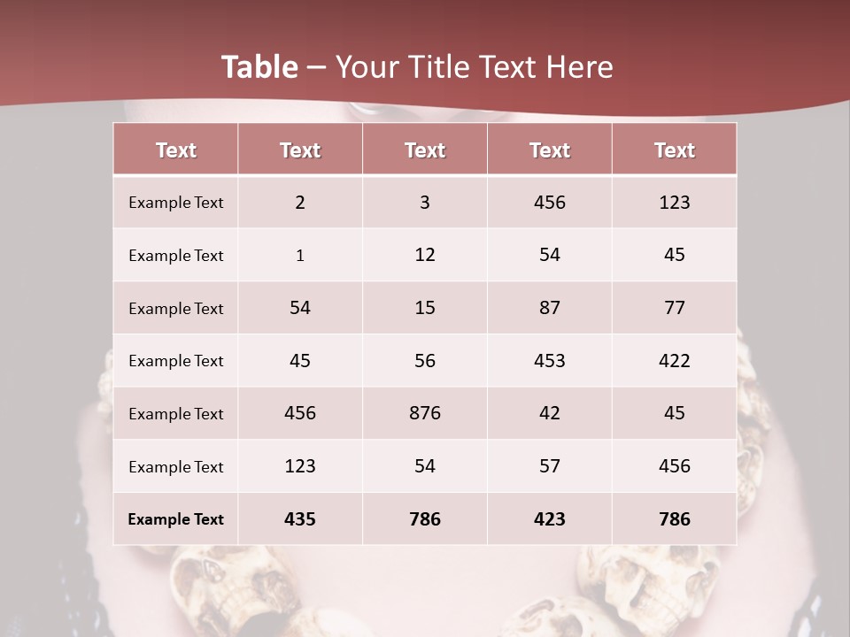 Necklace Piercing PowerPoint Template