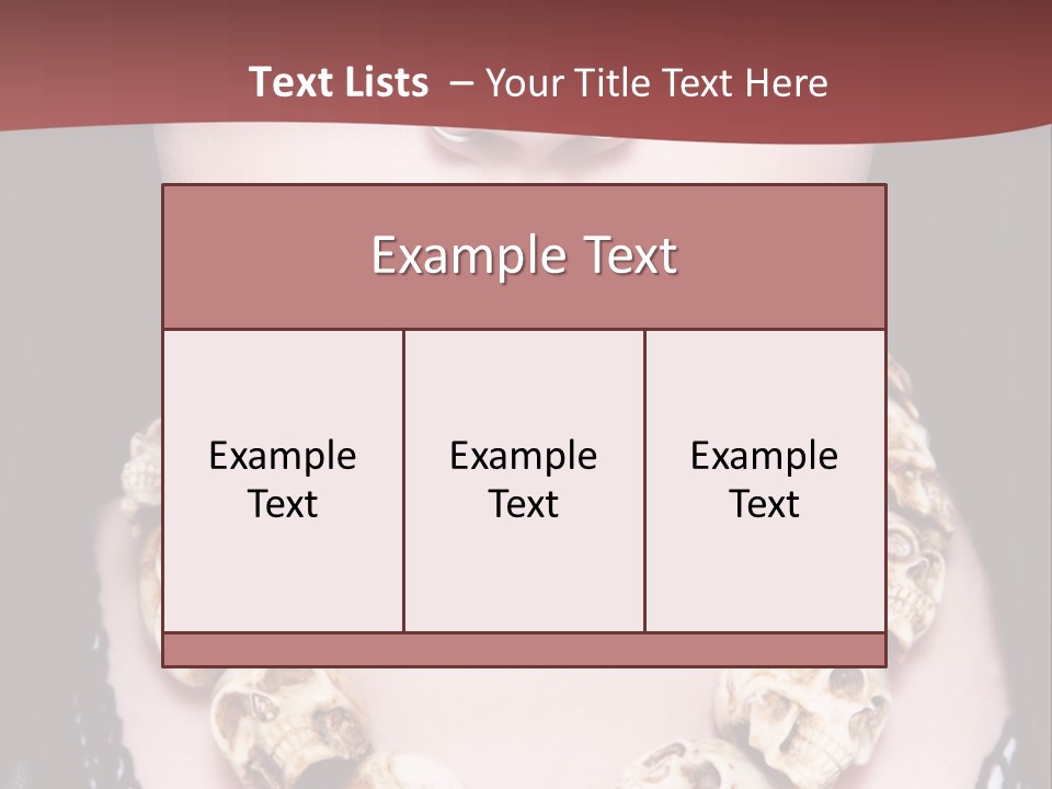 Necklace Piercing PowerPoint Template