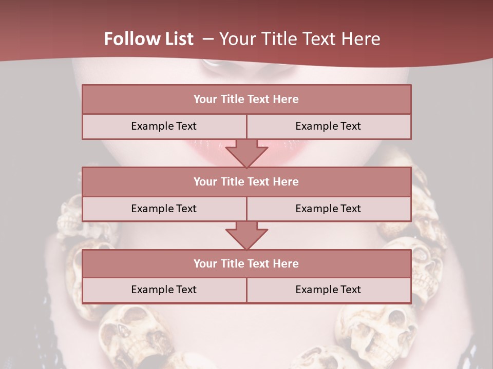 Necklace Piercing PowerPoint Template