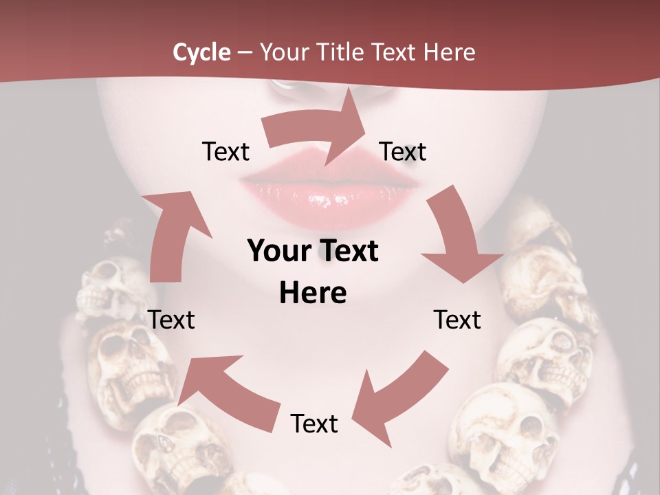 Necklace Piercing PowerPoint Template