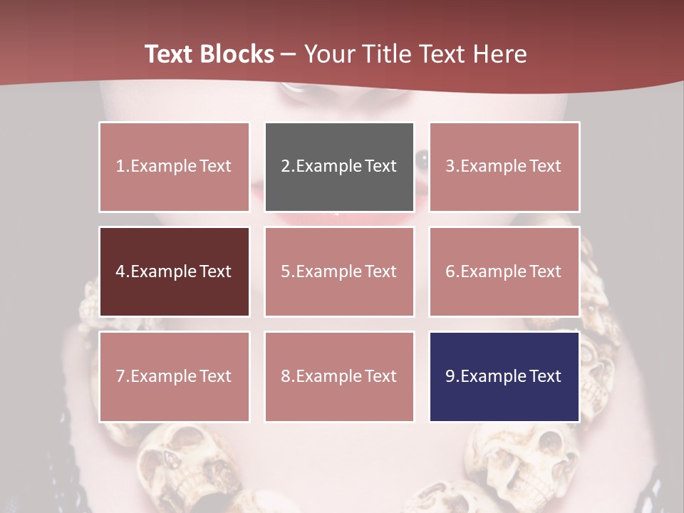 Necklace Piercing PowerPoint Template