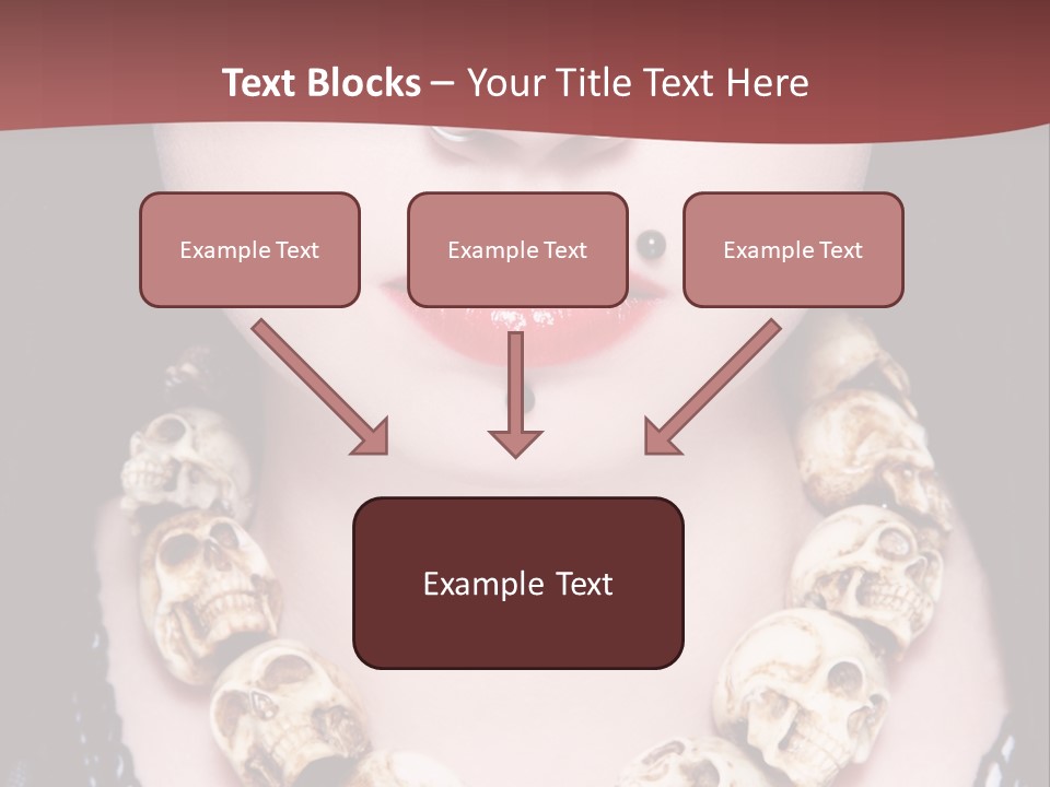 Necklace Piercing PowerPoint Template