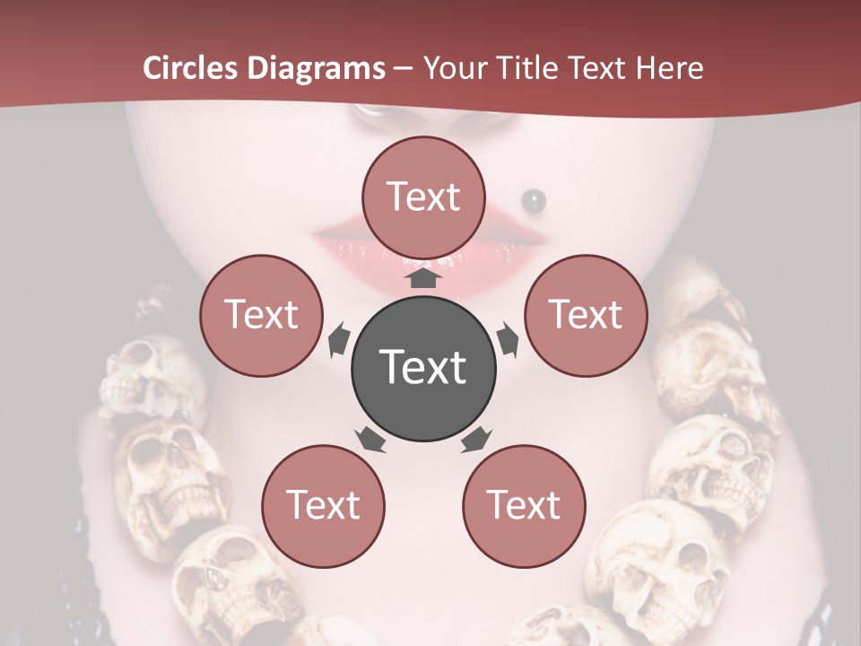 Necklace Piercing PowerPoint Template