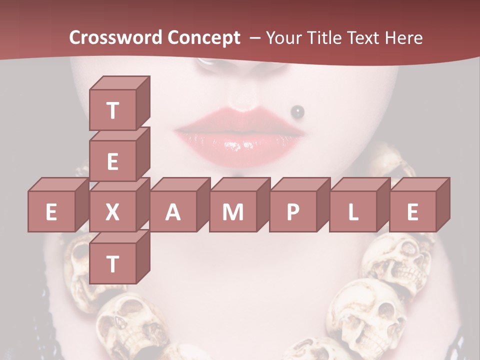 Necklace Piercing PowerPoint Template