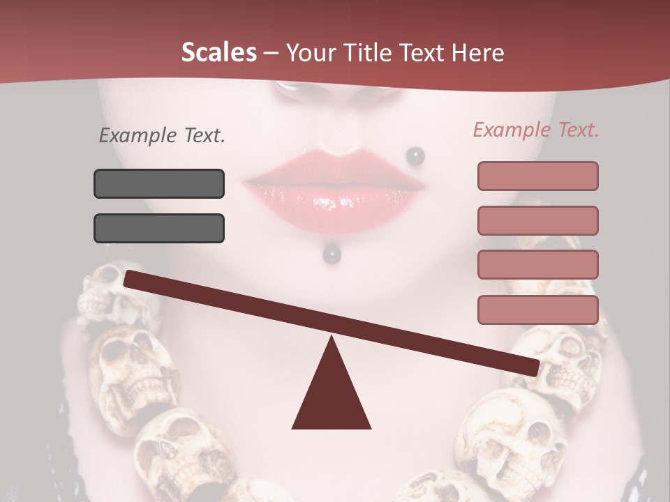 Necklace Piercing PowerPoint Template