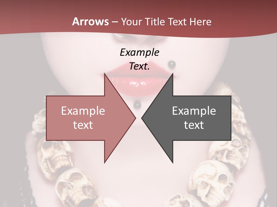 Necklace Piercing PowerPoint Template