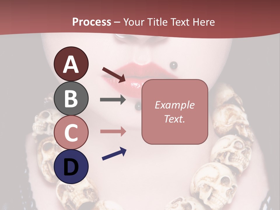 Necklace Piercing PowerPoint Template