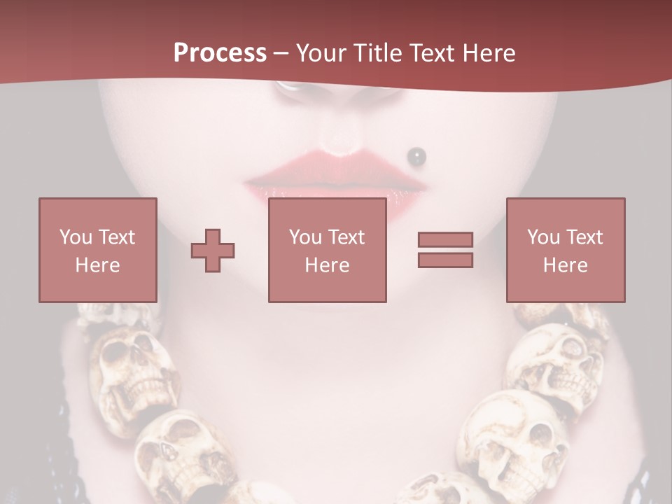 Necklace Piercing PowerPoint Template