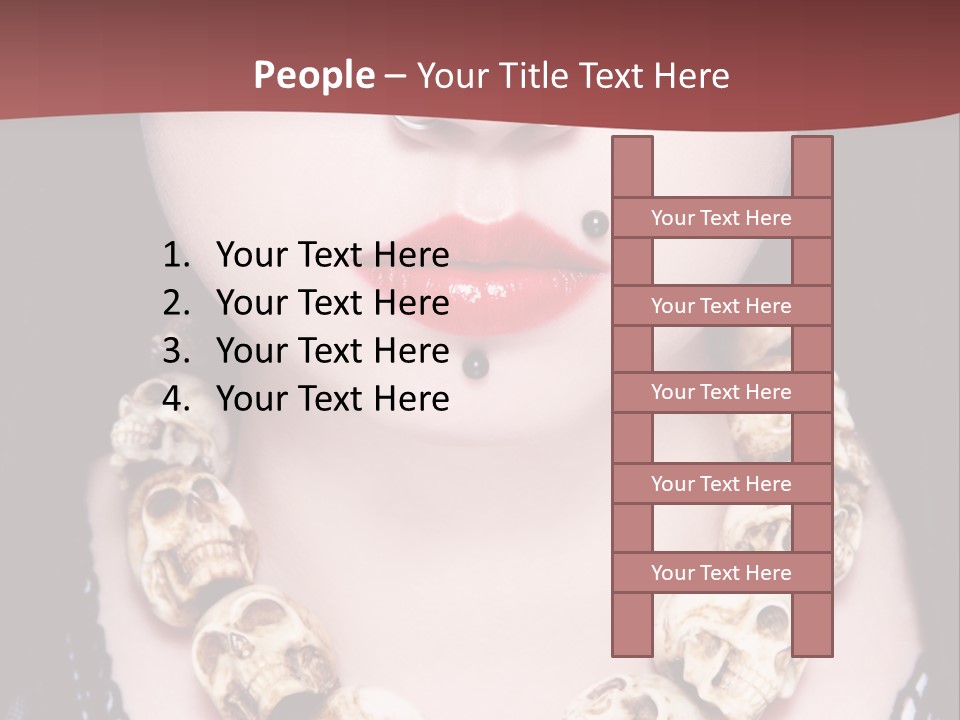 Necklace Piercing PowerPoint Template