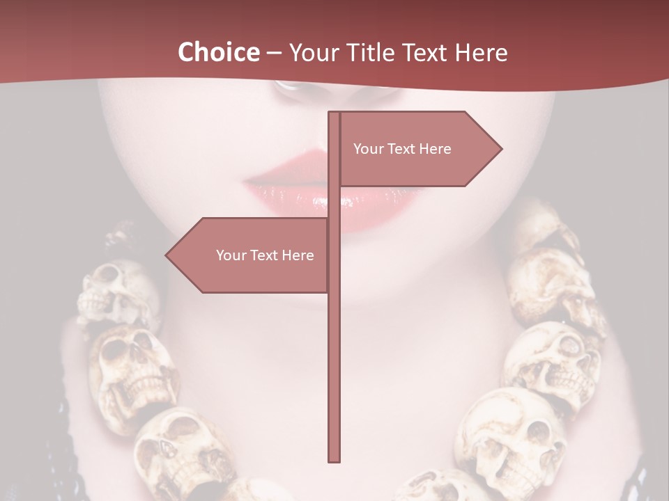 Necklace Piercing PowerPoint Template