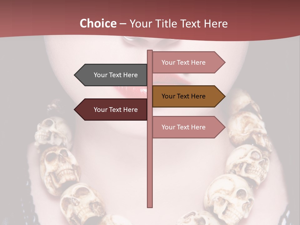 Necklace Piercing PowerPoint Template