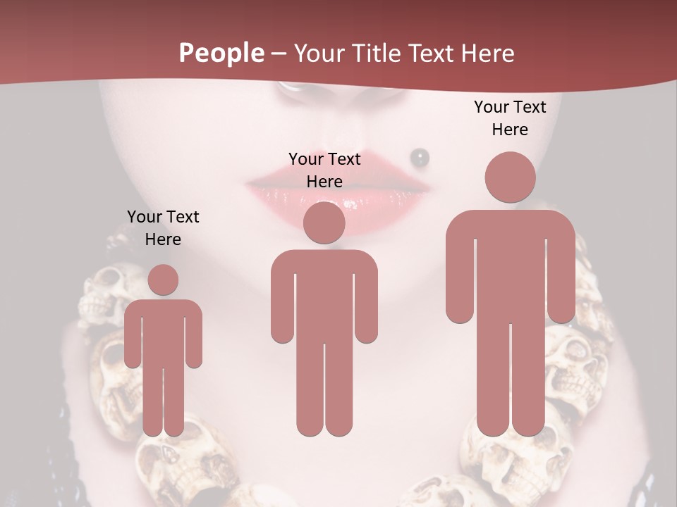 Necklace Piercing PowerPoint Template