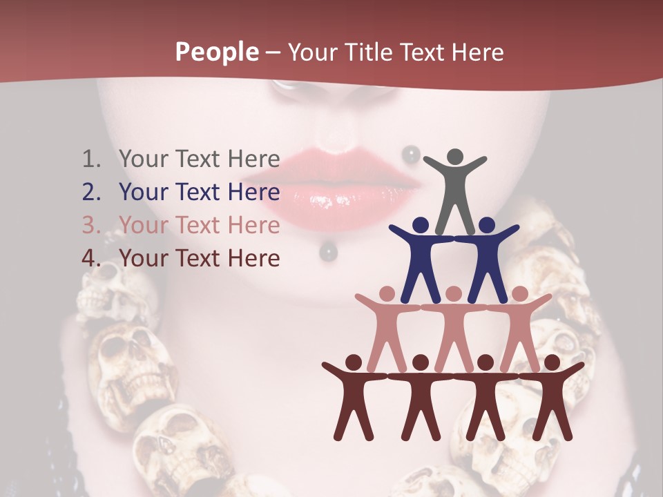Necklace Piercing PowerPoint Template