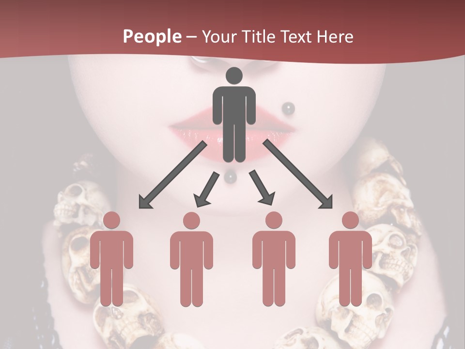 Necklace Piercing PowerPoint Template