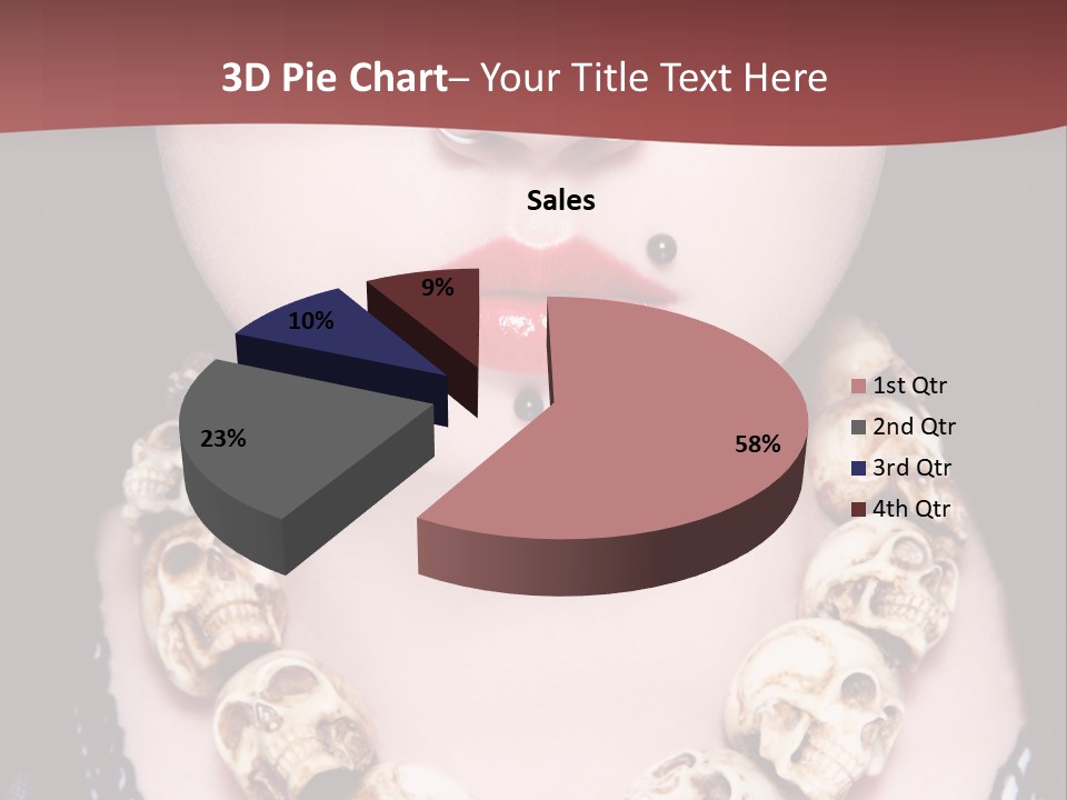 Necklace Piercing PowerPoint Template