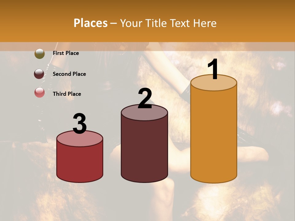 Young Eyes Face PowerPoint Template