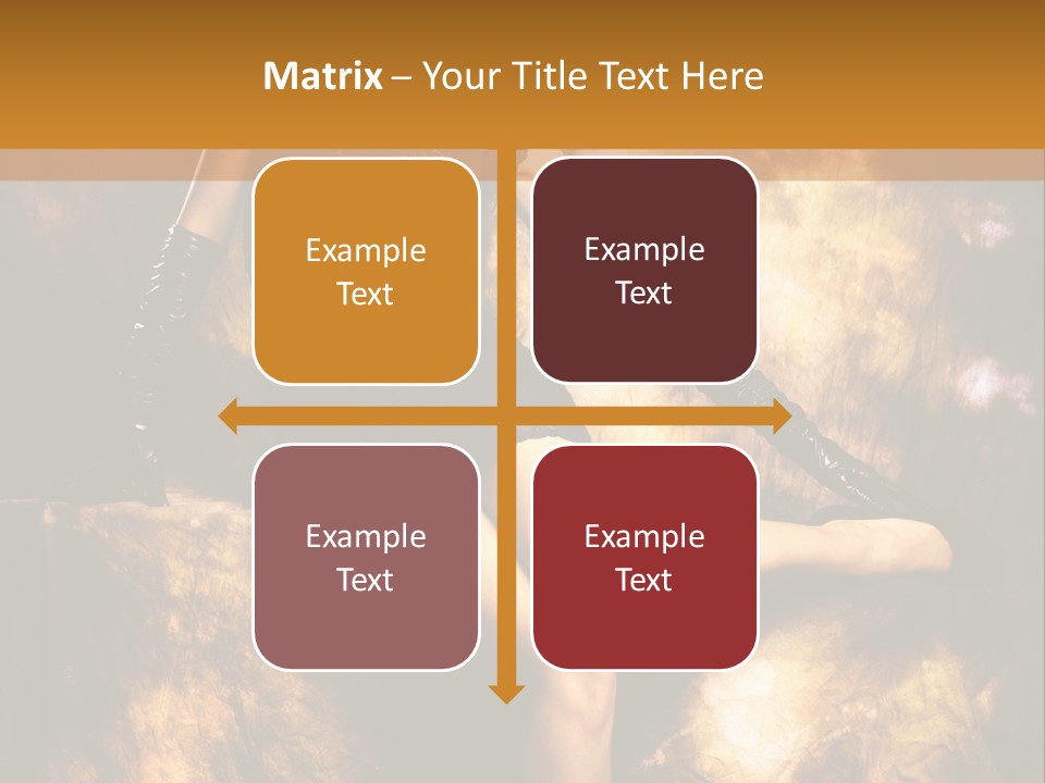 Young Eyes Face PowerPoint Template