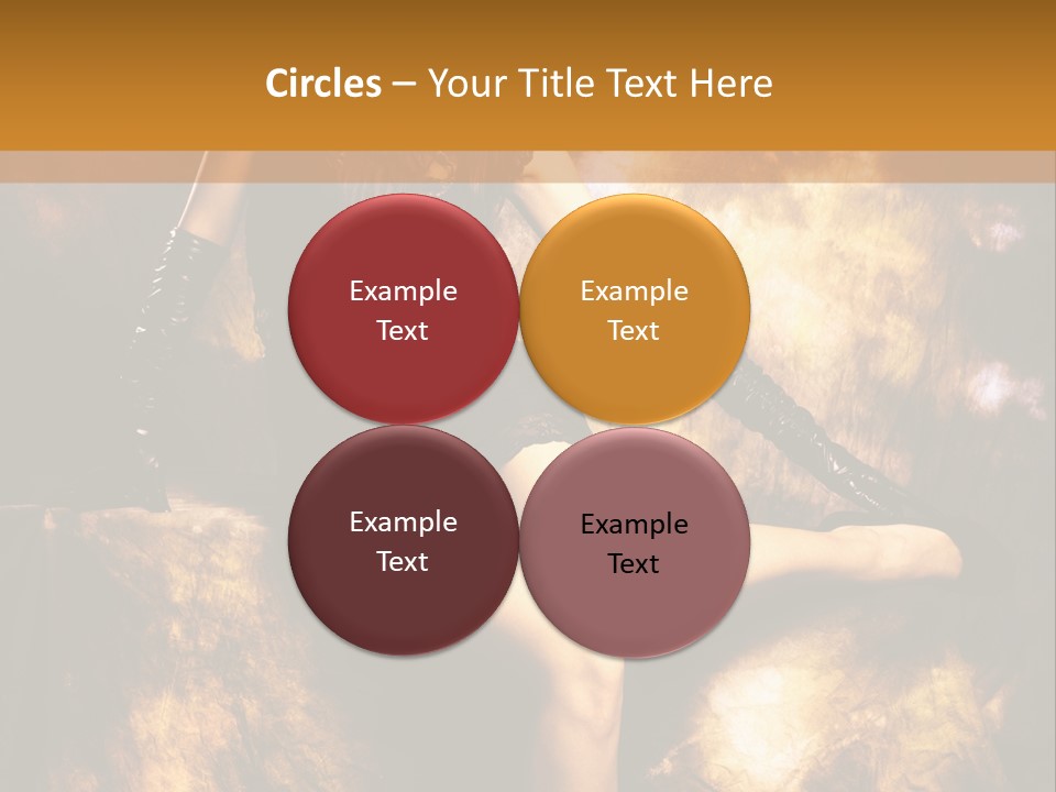 Young Eyes Face PowerPoint Template