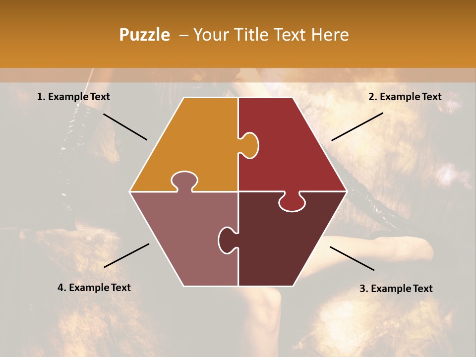 Young Eyes Face PowerPoint Template