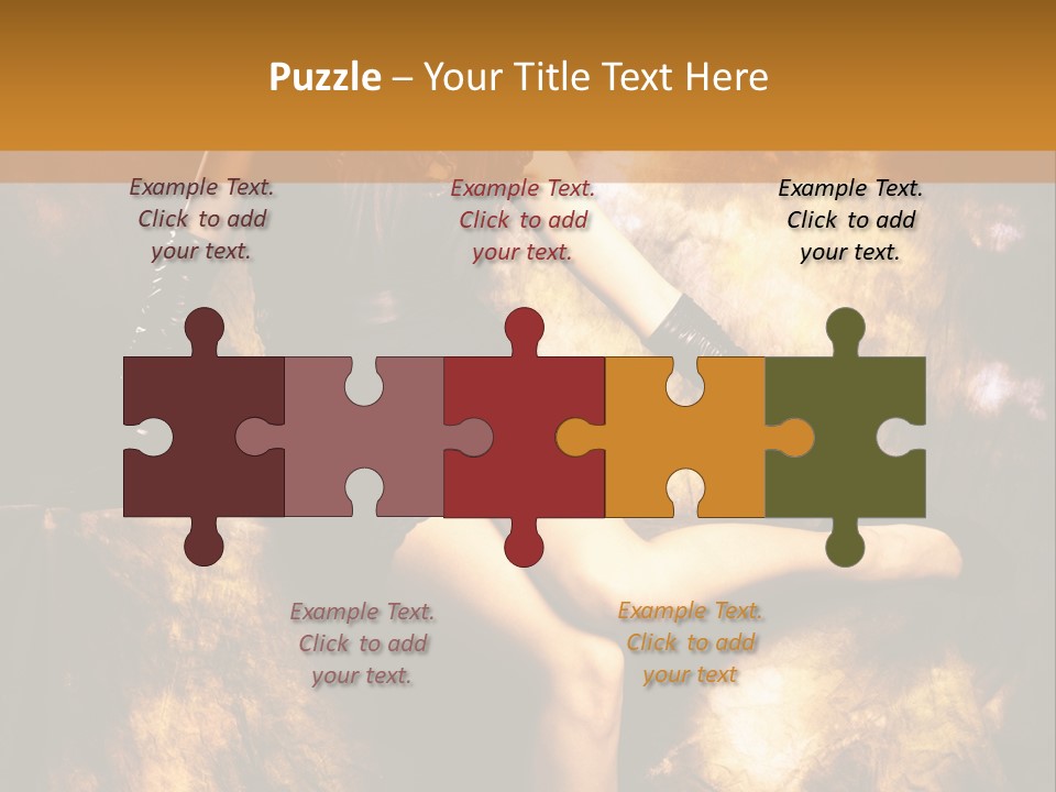 Young Eyes Face PowerPoint Template