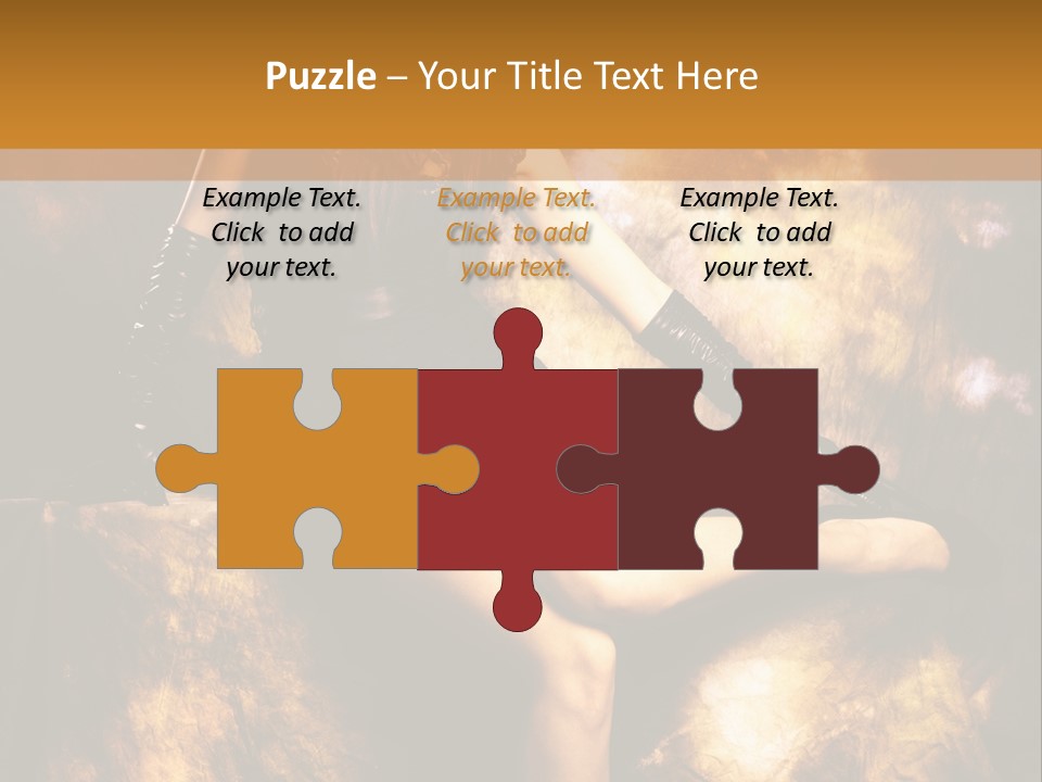 Young Eyes Face PowerPoint Template