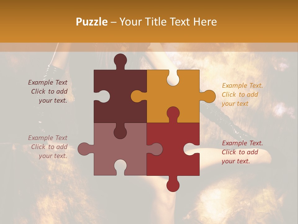 Young Eyes Face PowerPoint Template