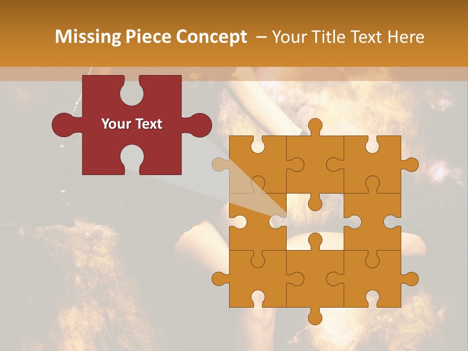 Young Eyes Face PowerPoint Template