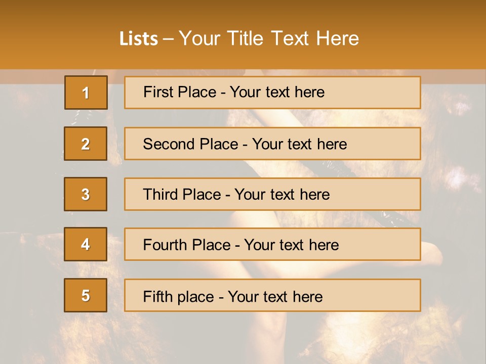 Young Eyes Face PowerPoint Template