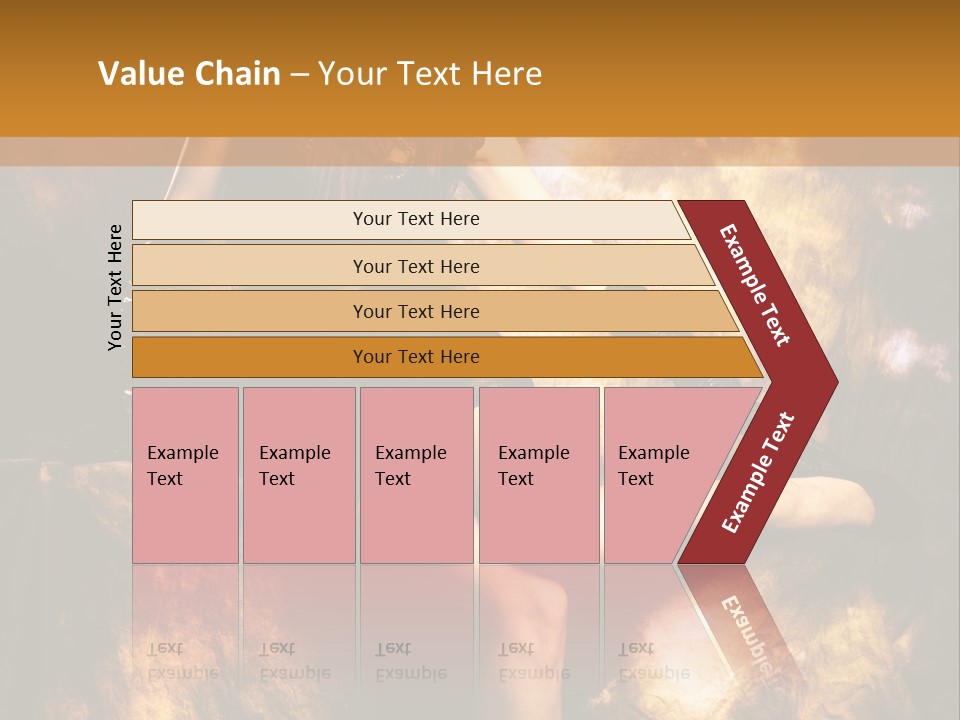Young Eyes Face PowerPoint Template