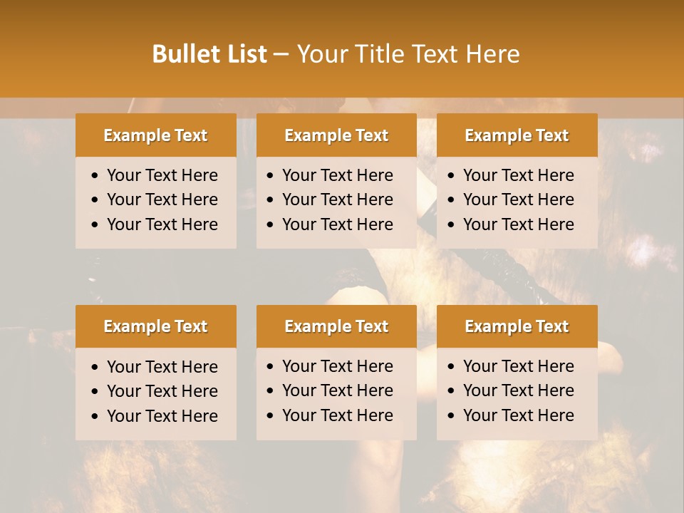 Young Eyes Face PowerPoint Template