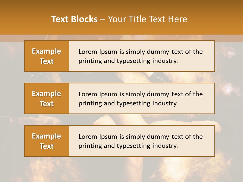 Young Eyes Face PowerPoint Template