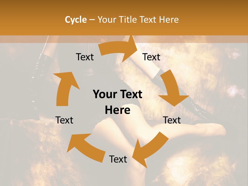 Young Eyes Face PowerPoint Template