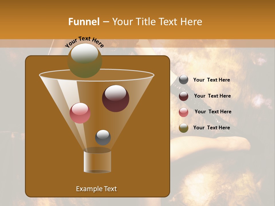 Young Eyes Face PowerPoint Template