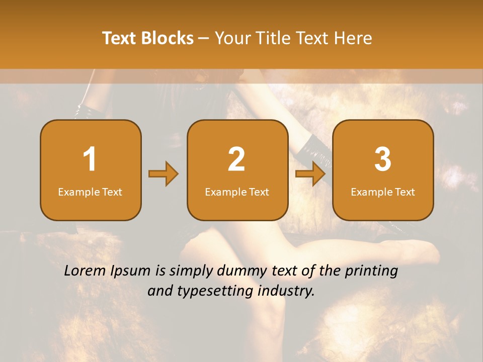 Young Eyes Face PowerPoint Template