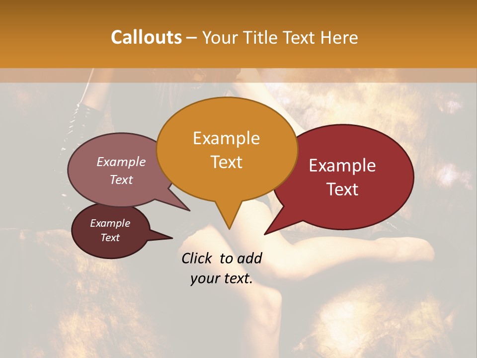 Young Eyes Face PowerPoint Template