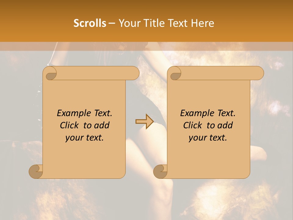 Young Eyes Face PowerPoint Template